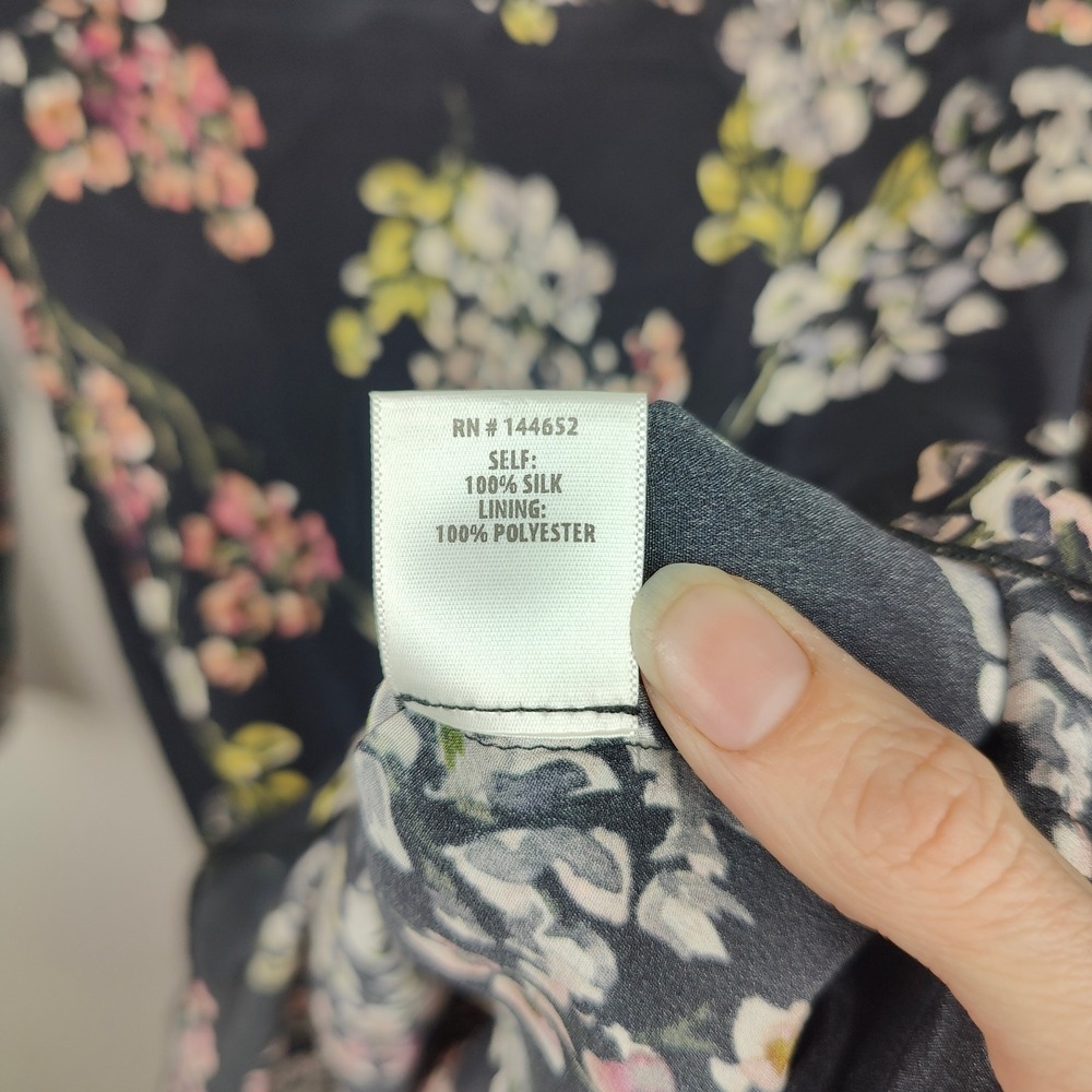 Stone Cold Fox Black Floral Long Sleeve Dress - Picture 8 of 9